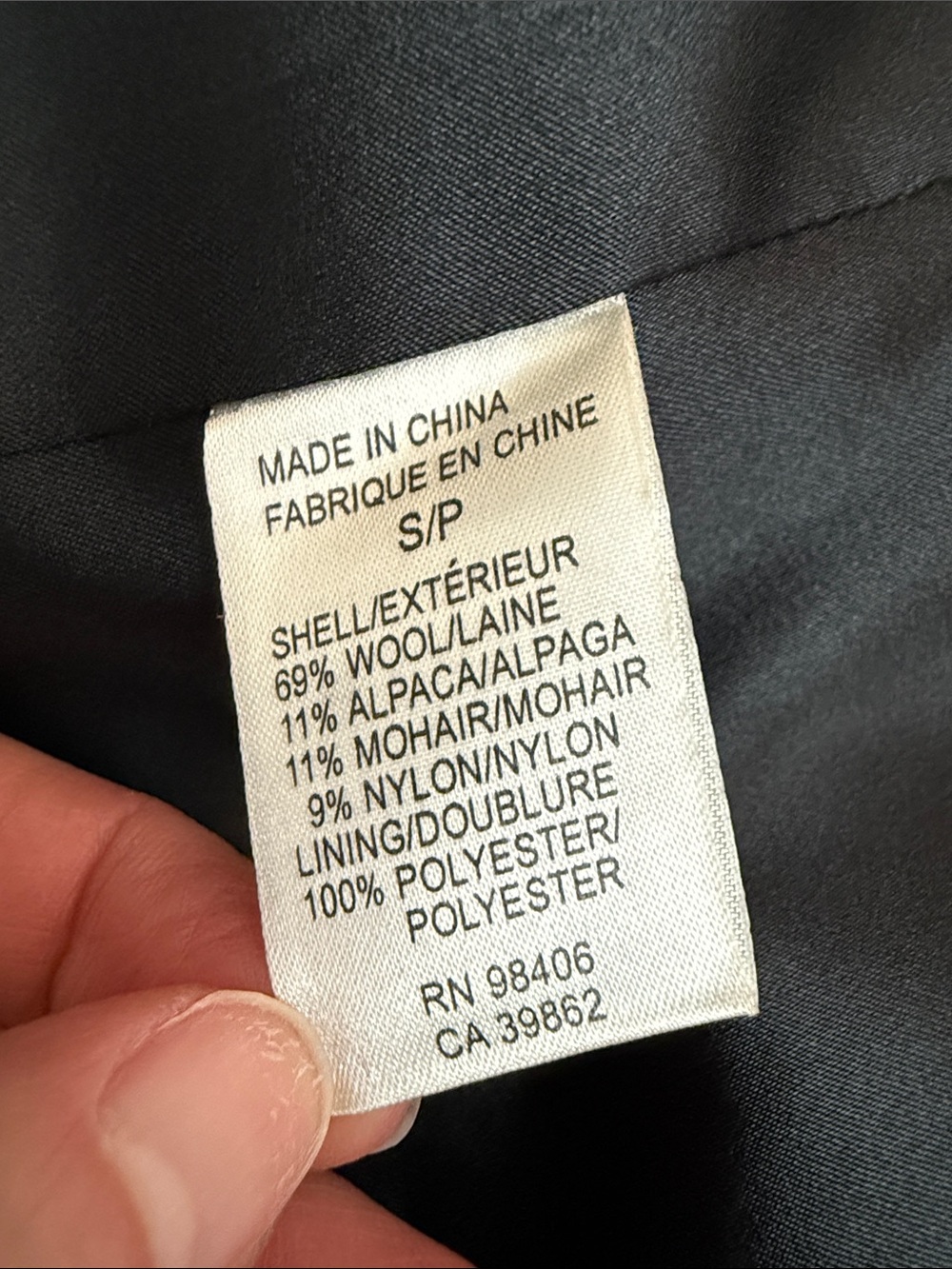 Theory Manet Coat size small - Picture 11 of 16